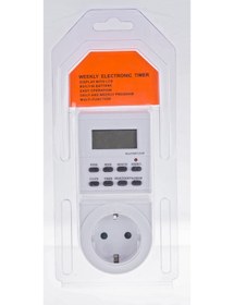 Resim Oag Priz Tipi Dijital Zaman Saati 