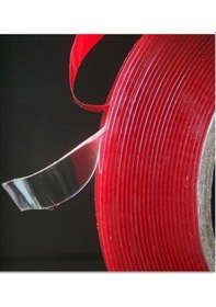 Resim Silikon Çift Taraflı Montaj Bantı Şeffaf Tape 25mm X 33mt 