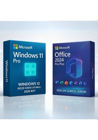 Resim Windows 11 Pro + Office 2026/2024 Pro Plus Key Windows 12 Geçiş Hakkı Uyumlu Lisans İle G 