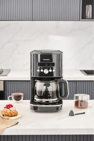 Resim HOMEND Vintage Coffeebreak 5027h Filtre Kahve Makinesi Siyah 