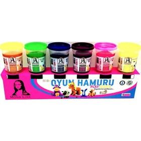 Resim Mona Lisa Oyun Hamuru 6'Lı Neon Renkler 