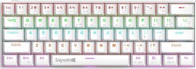 Resim Coverzone Saywin 3 Modlu Türkçe Q Tuş Dizilimi RGB Mekanik Oyuncu Klavye - Mavi Switch - KB610 