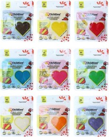 Resim Childgen Doğal Oyun Hamuru 9 Lu - Doğarl Kinetik Kum 1 Kg Naturel Çok Renkli 