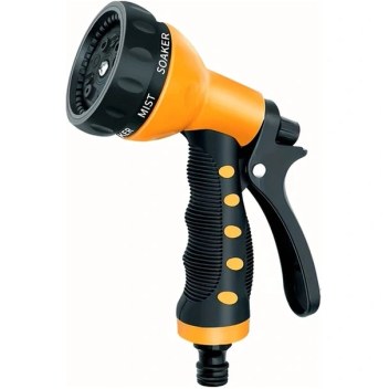 Fochsia 7 Modlu Ayarlanabilir Ağır Bahçe Hortumu Başlığı, Ergonomik Saplı, Çim Ve Araç Yıkama