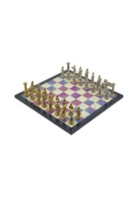 Resim Gifthome Metal Satranç Takımı-seti büyük pegasus parlak Taş Ve Ba 