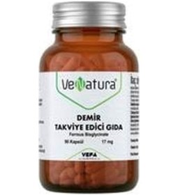Resim Venatura Demir Bisglisinat ve Vitamin C90 Kapsül 