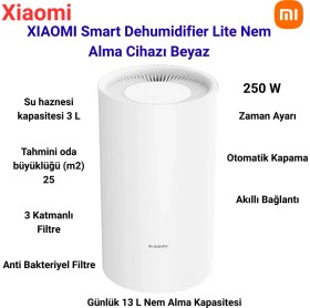 Resim Xiaomi Xıaomı Smart Dehumidifier Lite Nem Alma Cihazı Beyaz 