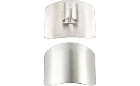 Resim 2li Metal Parmak Koruyucu Hızlı ve Güvenli Kesme Paslanmaz Çelik Koruyucu Aparat 