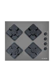 Resim Alveus Gri 2'li Cam Ankastre Set [F17-KLS670) 