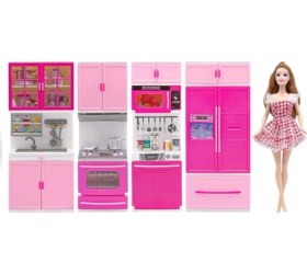 Resim 2326 Anlily Bebekli 4'lü Dolap Seti Oyuncak 