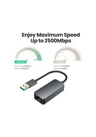 Resim Taplın Usb To Ethernet 2500mbps 2.5g Lan Internet Çevirici Dönüştürücü Adaptör 