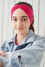 Resim Babygiz Kız Çocuk Fuşya Bandana 