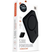 Resim Powerway 5.000 Mah Pd 15W Magsafe Kablosuz Wireless Taşınabilir Şarj Cihazı Siyah Powerbank Txm5 