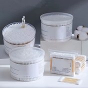 Resim 100 Adet/500 Adet Çift Başlı Pamuk Çubuklar, Tek Kullanımlık, İnce Uçlu, Alkolsüz, Kulak Temizliği, Makyaj Temizliği ve Kişisel Bakım İçin 