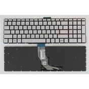 Resim Genel Markalar Hp 15 cs0011nt 15 cs0015nt 15 cs0017nt Uyumlu Notebook Klavye gümüş Gri Tr 