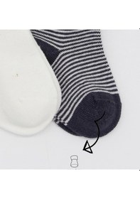 Resim Bistyle Big Heart Penye Soket Çorap 2'li Bs10117 Antrasit Antrasit 