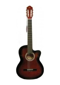 Resim Barcelona Lc 3900 Crds Cutaway Kırmızı Sunburst Klasik Gitar 