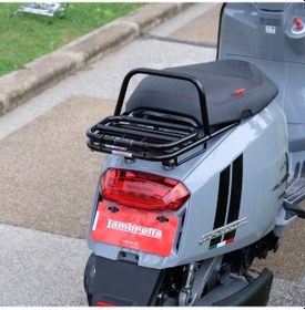 Resim Lambretta V 50-125-200 Arka Taşıma Demiri Katlanır Siyah / Friendship 