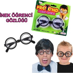 Resim Inek Öğrenci Gözlüğü Şaka Gözlüğü 