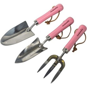 Resim Gardenwind Natural P1729003 Paslanmaz 3Lü Bahçe Seti Dar-Geniş Kü 