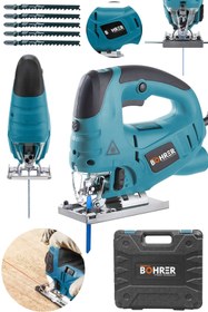 Resim BÖHRER Germany Technology 3600 Watt Devir Ayarlı Çantalı Lazerli Dekupaj Makinesi 