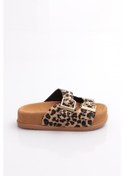 Resim Dgn 8145 Kadin Terlik Leopar 