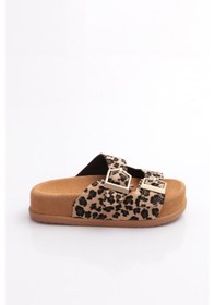 Resim Dgn 8145 Kadin Terlik Leopar 