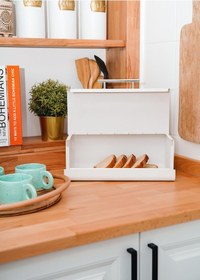 Resim The Mia Ekmek Kutusu Beyaz 