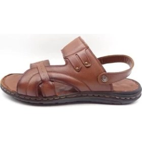 Resim Güvener Büyük Numara Erkek Sandalet CT4387 Taba 