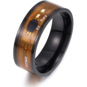 Resim Nfc Akıllı Yüzük - Güvenli Kimlik Tanıma İle Şık Giyilebilir Teknoloji Black 12 