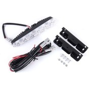 Resim Sones 2 Adet Ld-006 5730-6smd 12w 1200lm 7000k Beyaz Işık Gündüz Farı.dc 12v 