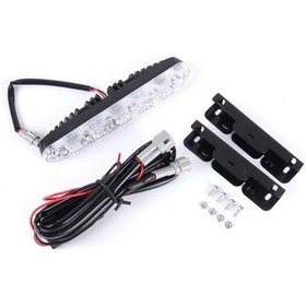 Resim Sones 2 Adet Ld-006 5730-6smd 12w 1200lm 7000k Beyaz Işık Gündüz Farı.dc 12v 