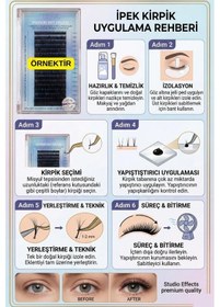 Resim Misyul 0.07d Dramatik Kıvrım 10 Mm Soft Eyelash Doğal İpek Kirpik 16'lı 