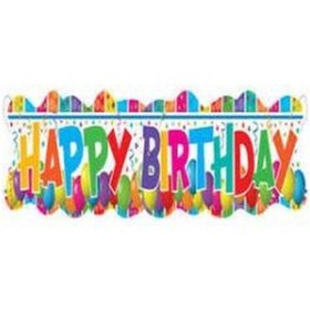 Resim Multıcolour Happy Bırthday Banner 1 Adet 