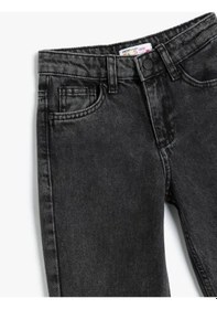 Resim Koton Kız Çocuk Jean Pantolon Siyah 5wkg40090ad 25ky59003298 Y5901 Siyah 
