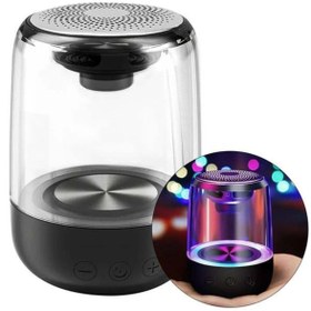Resim MagicVoice MV-24695 600 Mah Taşınabilir RGB Mikrofonlu AUX/TF/Bluetooth 3 Watt Hoparlör 