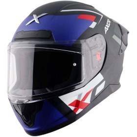 Resim Axor Saber X Sports Kapalı Kask Mavi - Siyah 
