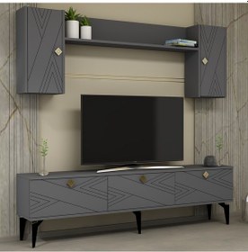 Resim Touch Tv Ünitesi Takımı Antrasit-antrasit 