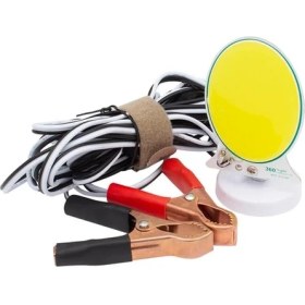 Resim Powermaster Tm-24 Cob Ledli 13 Watt Akü Maşalı 4 Metre Kablolu Taşınabilir Seyyar Panel Lamba 