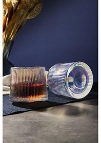 Resim Mose Luster 2'li 360 Derce Dönerli Viski Meşrubat Bardağı Japon Style 160ml 