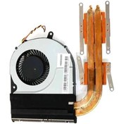 Resim Toshiba Uyumlu P50 P50-B P55T-B S50-B Heatsink Fan Bakır Soğutucu 