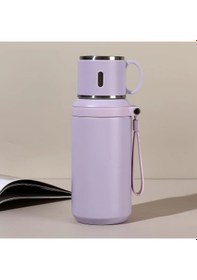 Resim Boatshop1 Mor 600ml Paslanmaz Celik Izole Cay Demleme Sisesi Sizdirmaz Bulasik Makinesi Uygun Outdoor Beyaz Pembe Mor 