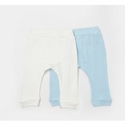 Resim Bibaby Jakarlı 2'li Pantolon 57912 Ekru - Mavi 