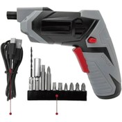 Resim EN SİGA Şarjlı Pratik Mini tornavida matkap kablosuz elektrikli tornavida seti Taşınabilir Matkap 