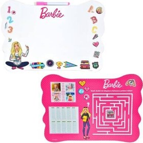 Resim Barbie Eva Yazı Tahtası -Arka Yüzünde Eğitici Kavramlar 