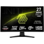 Resim Msı 27 Mag 274cqf 2560x1440 Wqhd Curve 1500r Rapıd Va 180hz 0.5ms Adaptıve-sync Gamıng Monıtor 