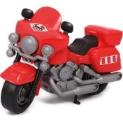 Resim Polesie Yarış Motosikleti Harley Kırmızı 