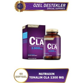 Resim Nutraxin Tonalin Cla 1300 Mg 60 Soft Jel - Aspir Yağı 