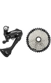 Resim SHIMANO Acera RD-M3020 8 Vites Arka AKTARICI+CS-HG400 11-40T 8 Vites Ruble Seti 