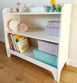 Resim Montessori Raf Kitaplık (beyaz) 